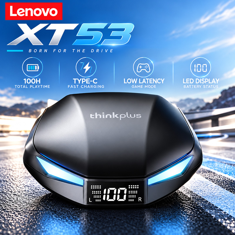 Charging Case For Wireless Microphones - سماعات أذن لاسلكية Lenovo XT53 بتقنية