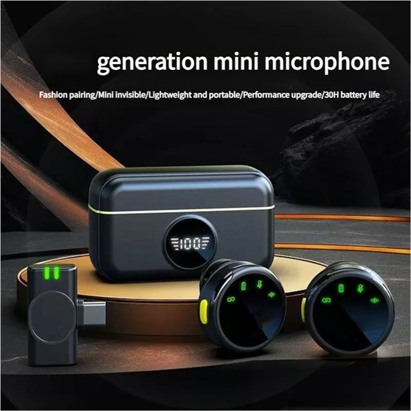 Magnetic Lavalier Microphone Clip On - ميكروفون S5 لاسلكي Lavalier بمشبك مغناطيسي