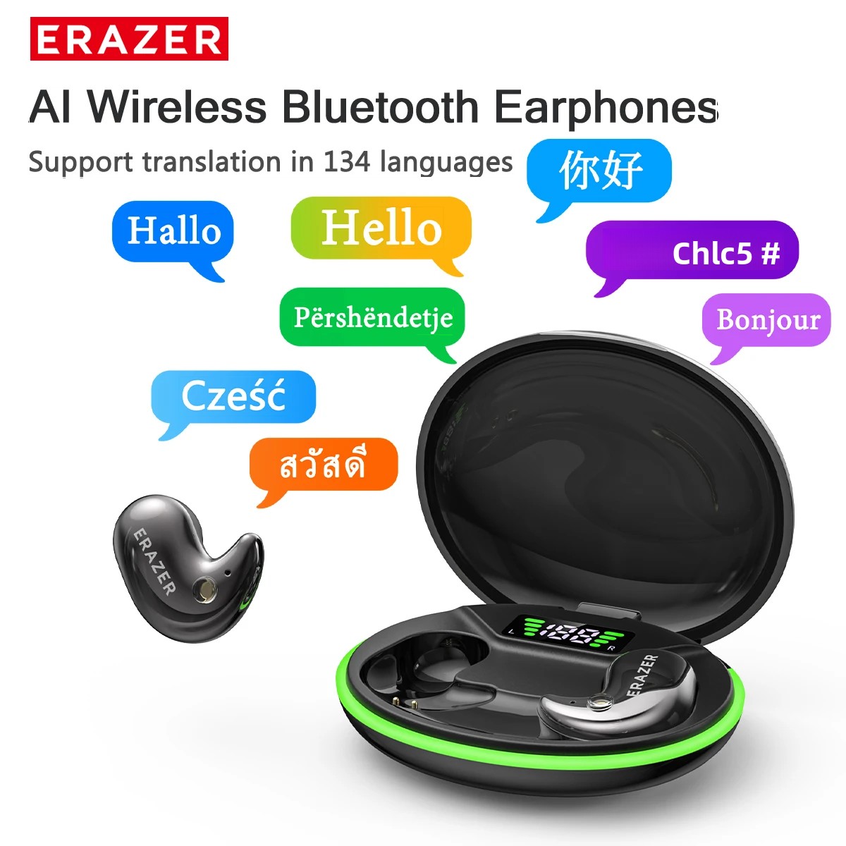 Charging Case For Wireless Microphones - سماعات أذن بلوتوث EARZER XF58 مع