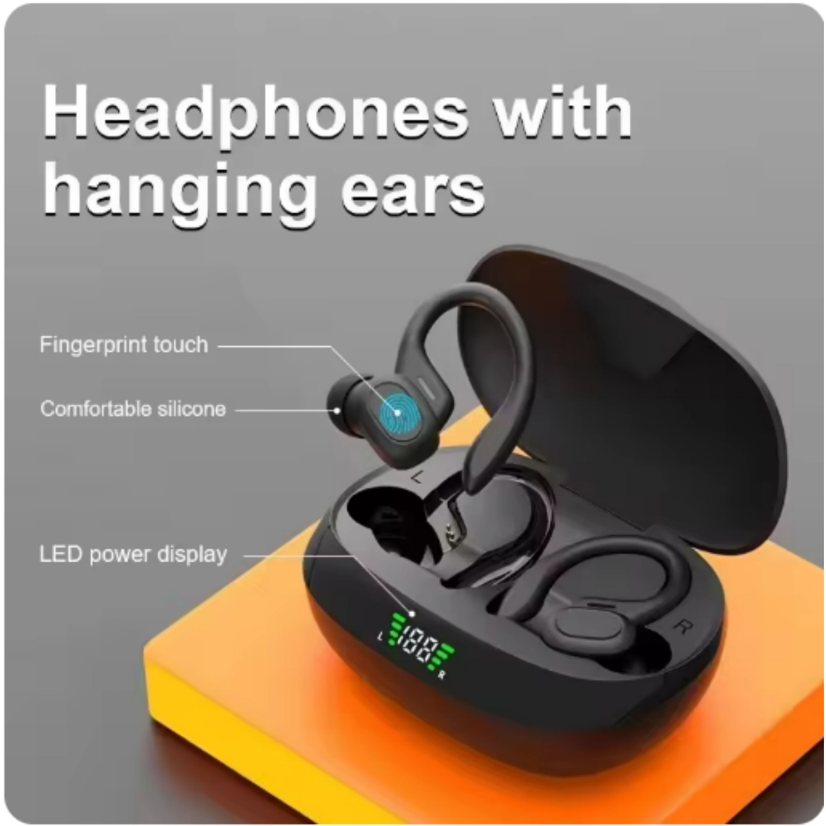 Charging Case For Wireless Microphones - سماعات أذن لاسلكية رياضية QCY 2027