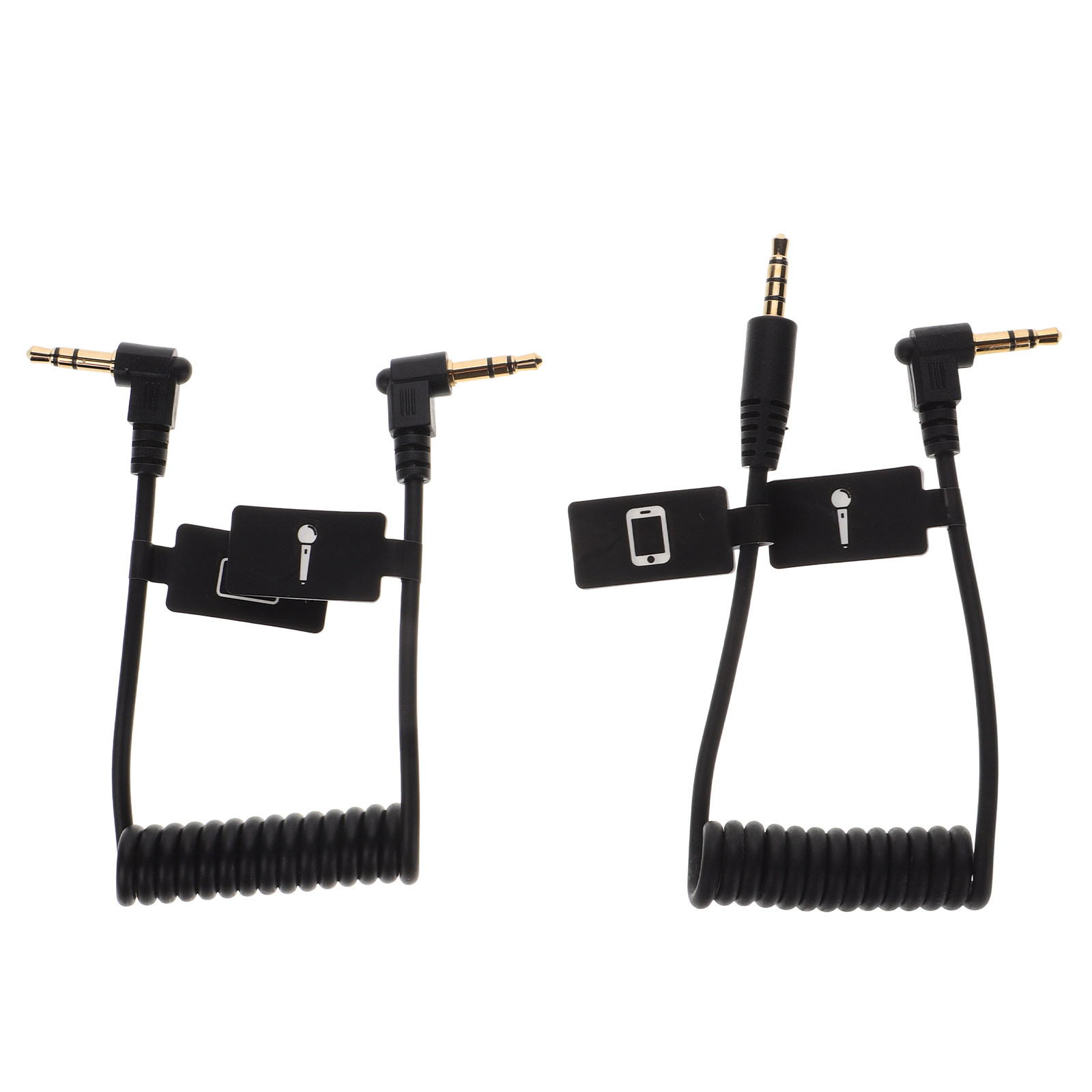 3.5Mm Trs To Trrs Adapter Audio Cable - قطعتان من كابل محول TRS إلى
