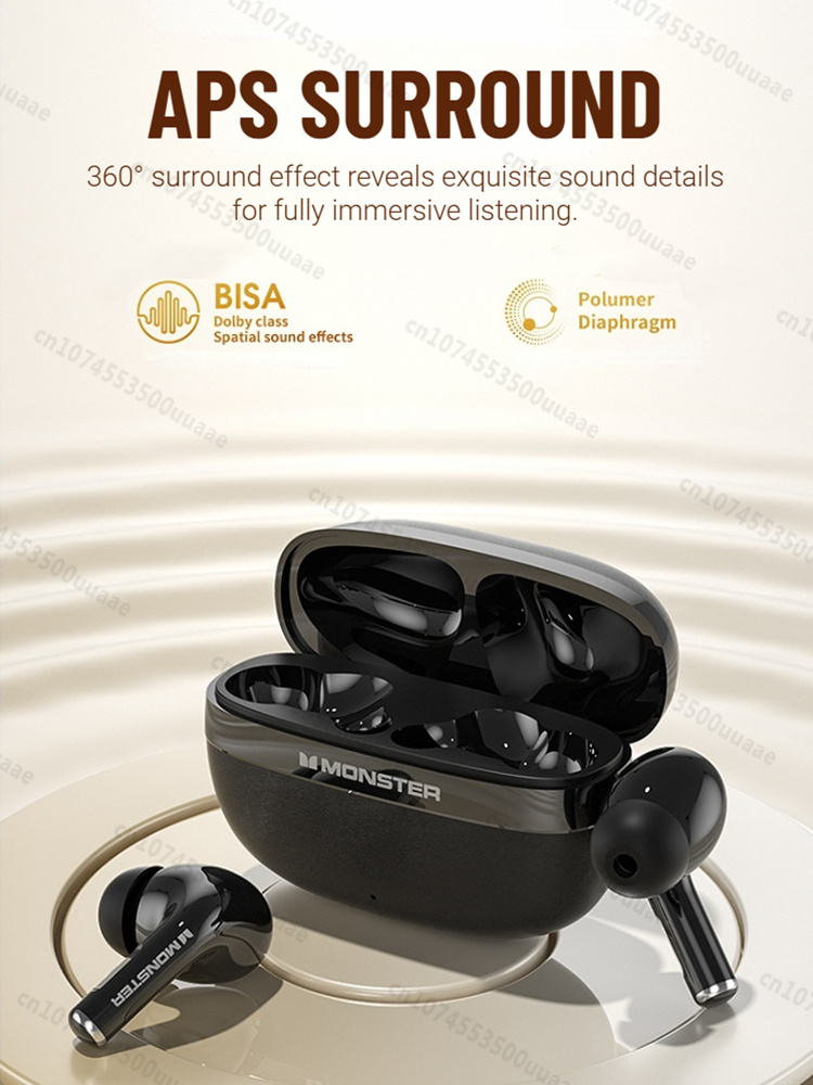 سماعات أذن لاسلكية Monster MQT - مراجعة Wireless Lavalier Microphone Type C Lightning وسعره