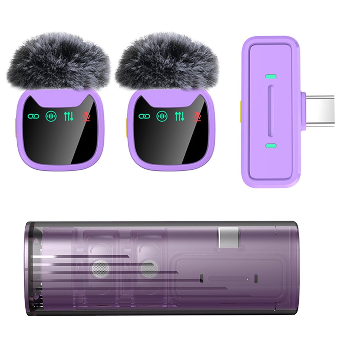 ميكروفون لافالير لاسلكي DT75BG - مراجعة Wireless Mic For Smartphone Video Recording وسعره