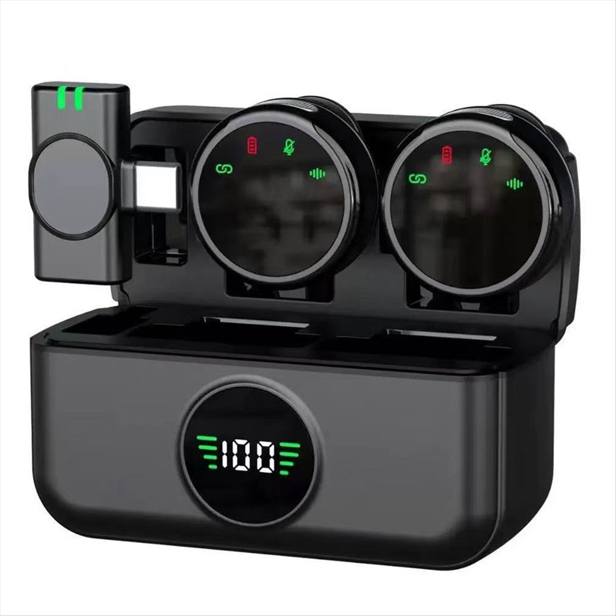 ميكروفون S5 اللاسلكي Lavalier  - مراجعة Magnetic Lavalier Microphone Clip On وسعره