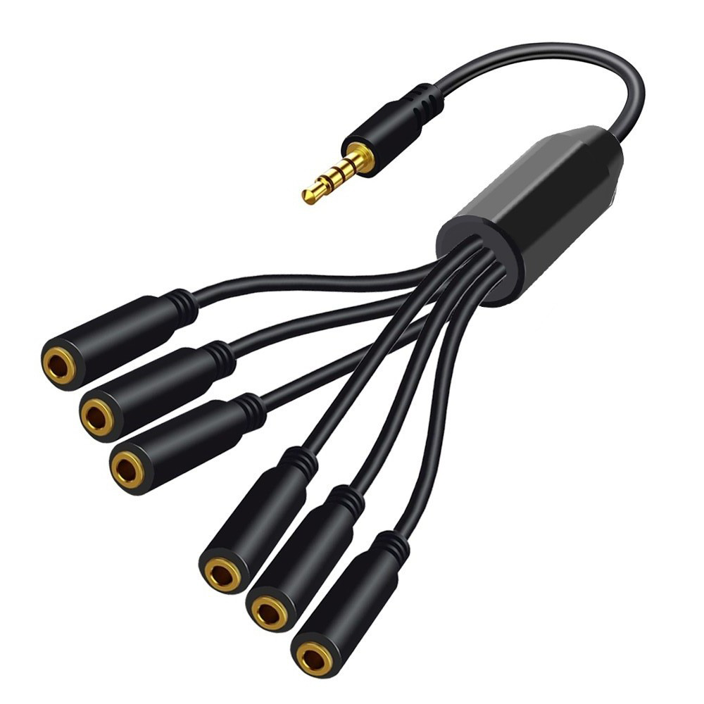 كابل تمديد مقسم لسماعات الرأس  - مراجعة 3.5Mm Trs To Trrs Adapter Audio Cable وسعره