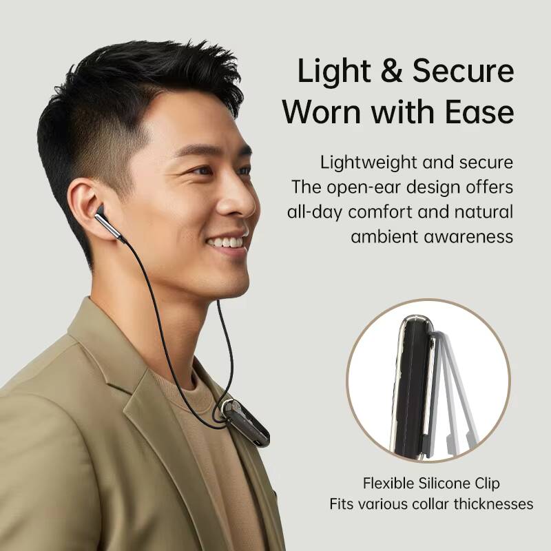 سماعات أذن بلوتوث قابلة للشحن  - مراجعة Smart Noise Reduction Lapel Microphone وسعره