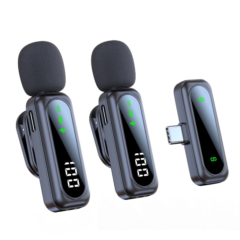 ميكروفون لاسلكي J21 بتصميم خاص - مراجعة Magnetic Lavalier Microphone Clip On وسعره