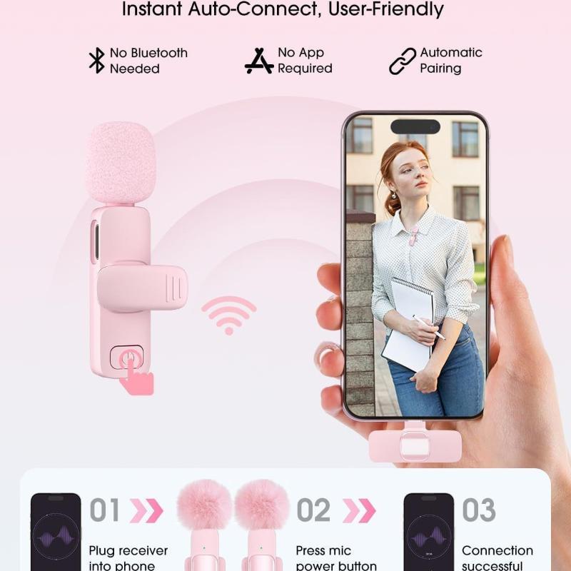 ميكروفون لاسلكي جديد من نوع K9 - مراجعة Wireless Mic For Smartphone Video Recording وسعره