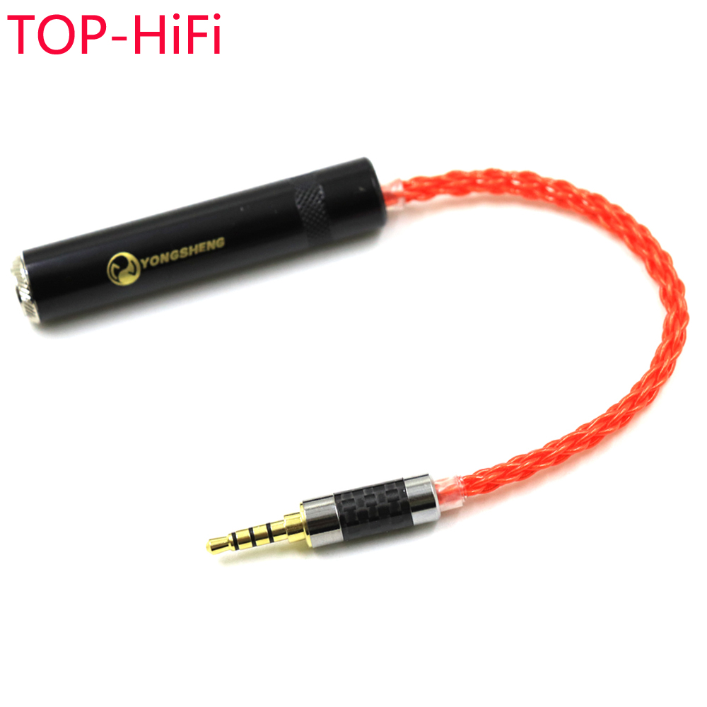 TOP-HiFi UPOCC-مفرد كريستال مط - مراجعة 3.5Mm Trs To Trrs Adapter Audio Cable وسعره