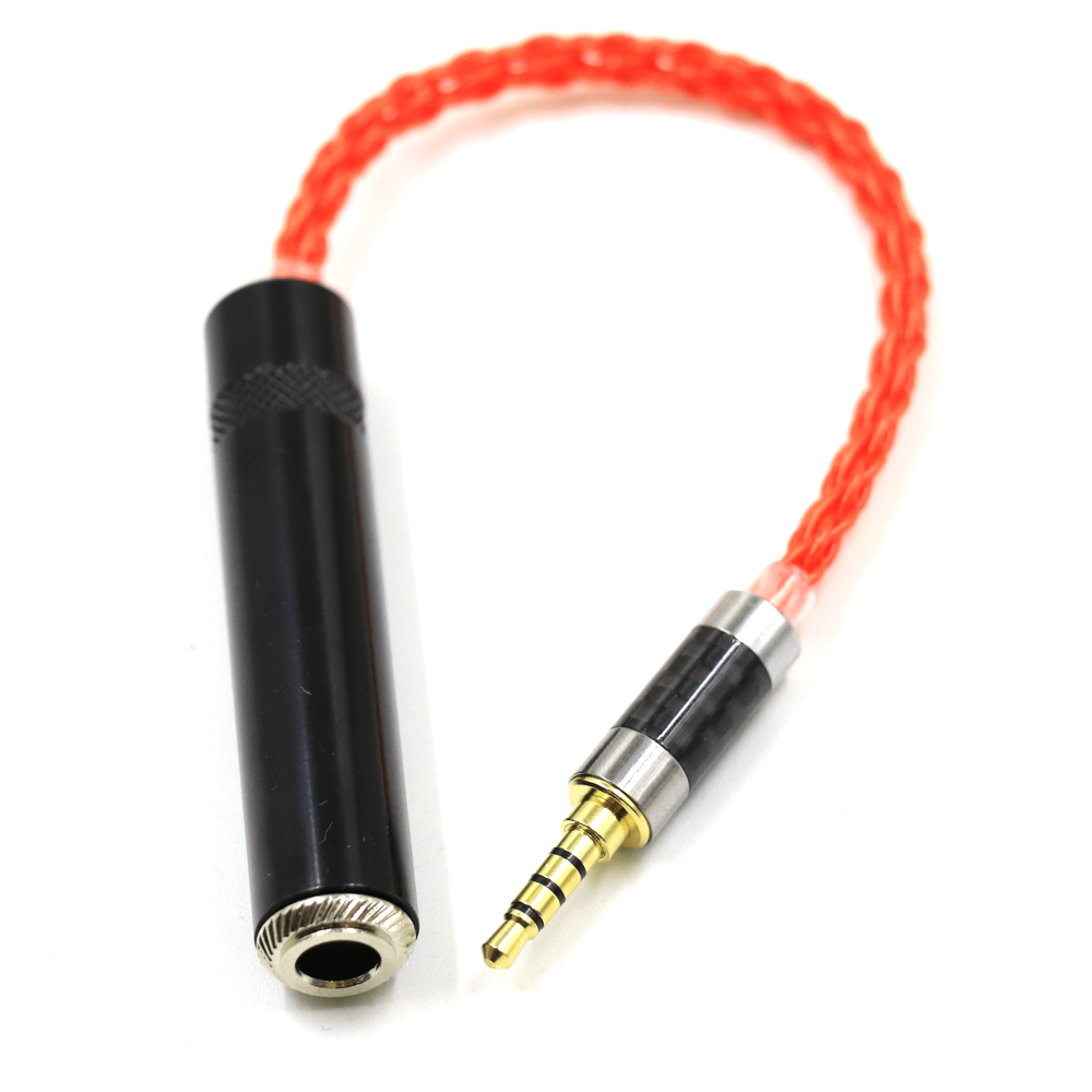 TOP-HiFi UPOCC-مفرد كريستال مط - مراجعة 3.5Mm Trs To Trrs Adapter Audio Cable وسعره
