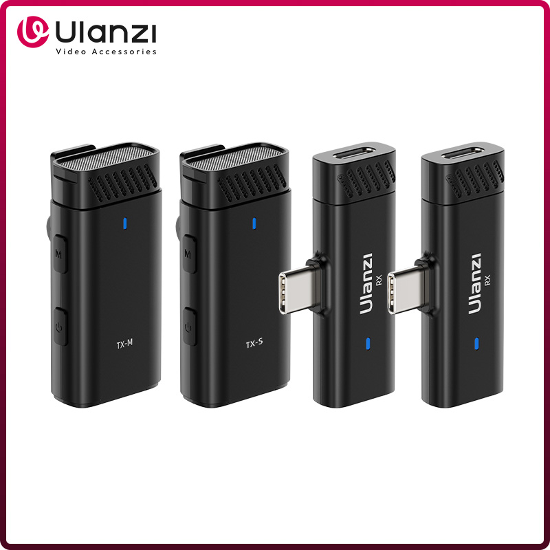 Ulanzi-ميكروفون لاسلكي ثنائي ا - مراجعة Dual Channel Wireless Lapel Mic System وسعره