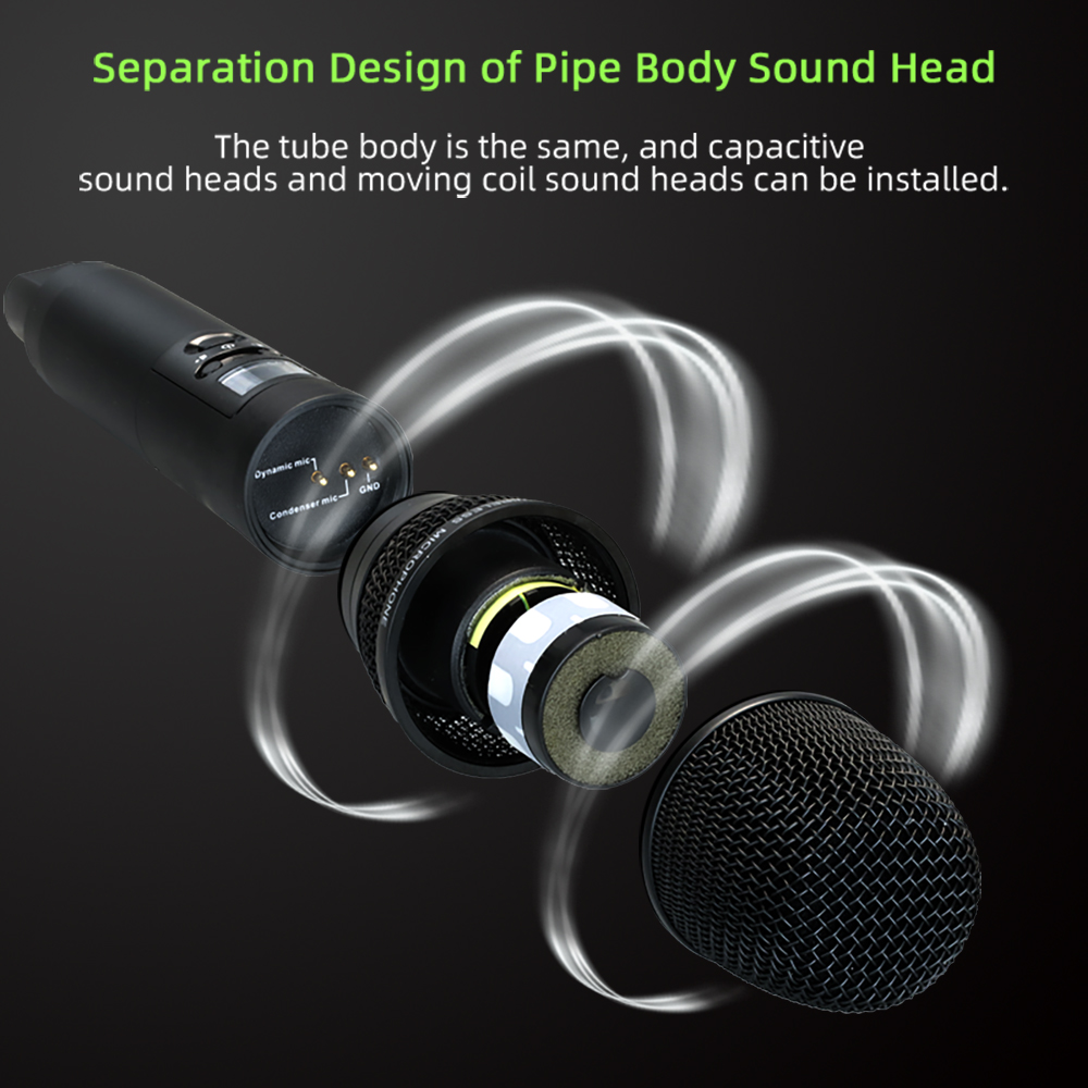 نظام ميكروفون لاسلكي UHF ذاتي  - مراجعة Dual Channel Wireless Lapel Mic System وسعره