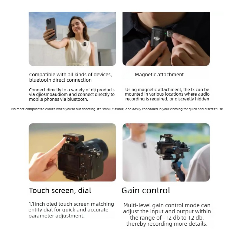 ميكروفون لافالير لاسلكي أصلي م - مراجعة Magnetic Lavalier Microphone Clip On وسعره