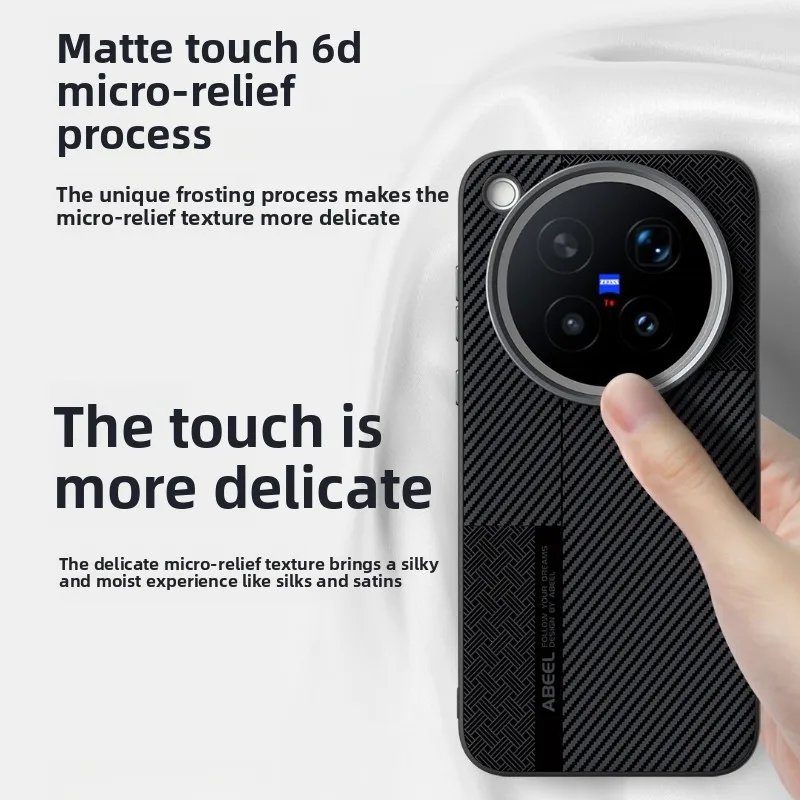 غطاء هاتف بنقشة ألياف الكربون  - مراجعة Charging Case For Wireless Microphones وسعره