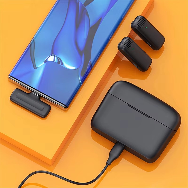 VBNBV ميكروفون لاسلكي صغير Lav - مراجعة Wireless Mic For Smartphone Video Recording وسعره