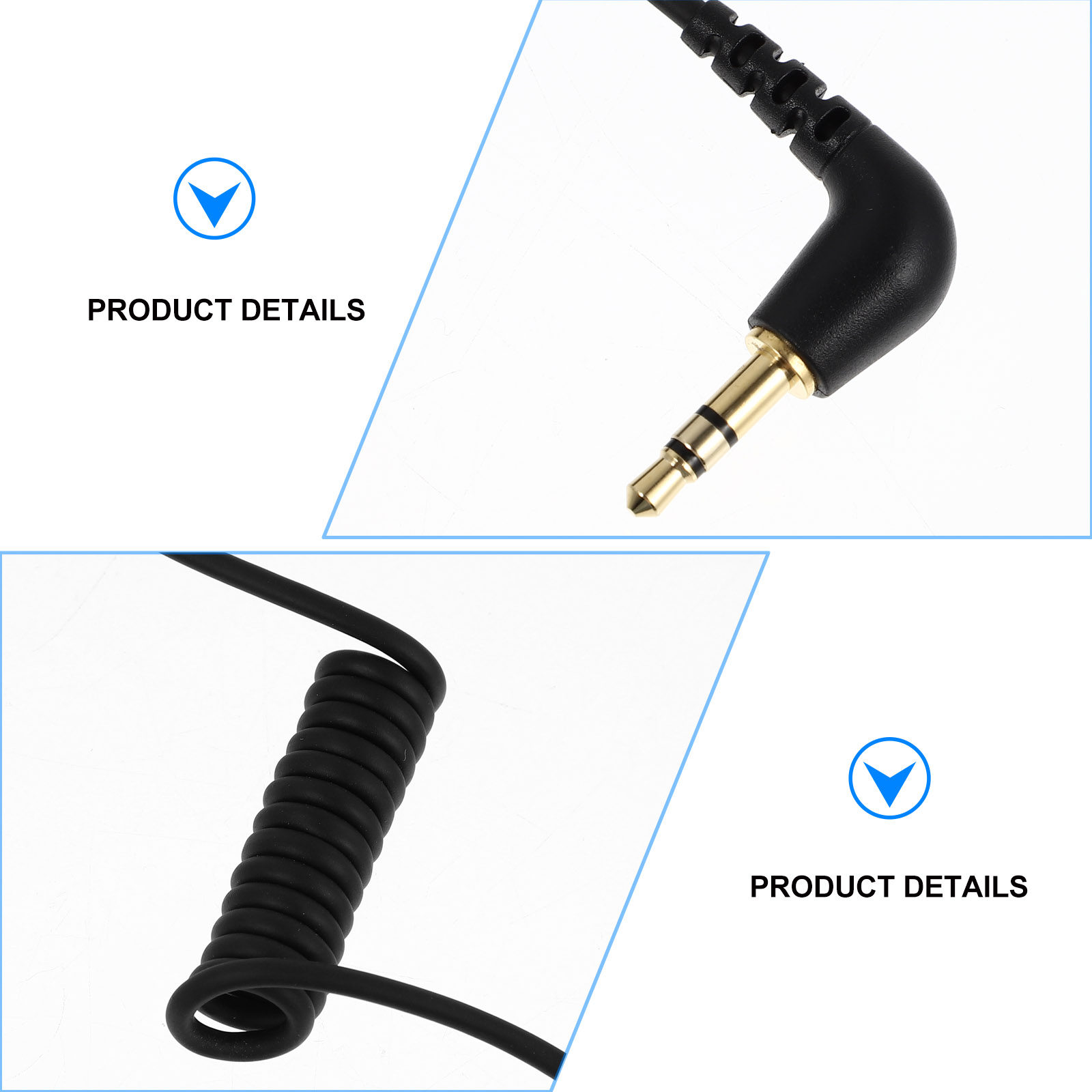 قطعة واحدة من كابل تحويل الصوت - مراجعة 3.5Mm Trs To Trrs Adapter Audio Cable وسعره