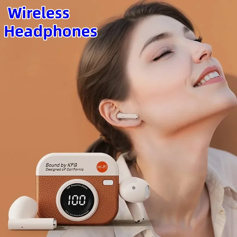سماعات أذن لاسلكية بتصميم كامي - مراجعة Charging Case For Wireless Microphones وسعره