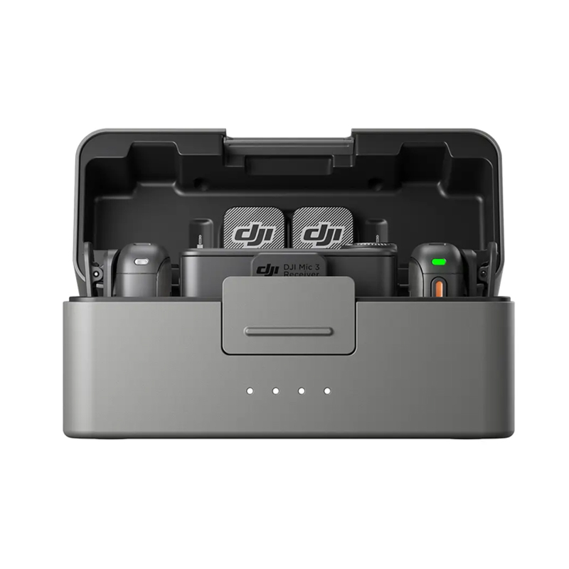 ميكروفون DJI Mic 3 (2 جهاز إرس - مراجعة Charging Case For Wireless Microphones وسعره