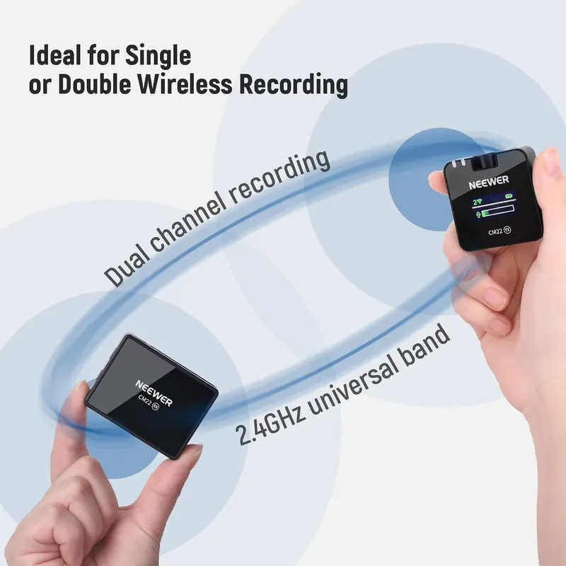 ميكروفون لافالير لاسلكي من نيو - مراجعة Charging Case For Wireless Microphones وسعره