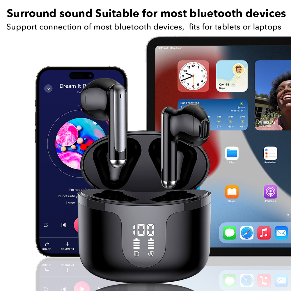 سماعات Mpow S47 True اللاسلكية - مراجعة Wireless Lavalier Microphone Type C Lightning وسعره