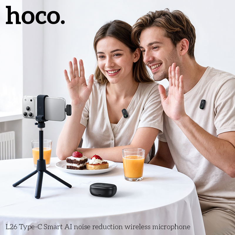ميكروفون لافالير لاسلكي ذكي من - مراجعة Smart Noise Reduction Lapel Microphone وسعره