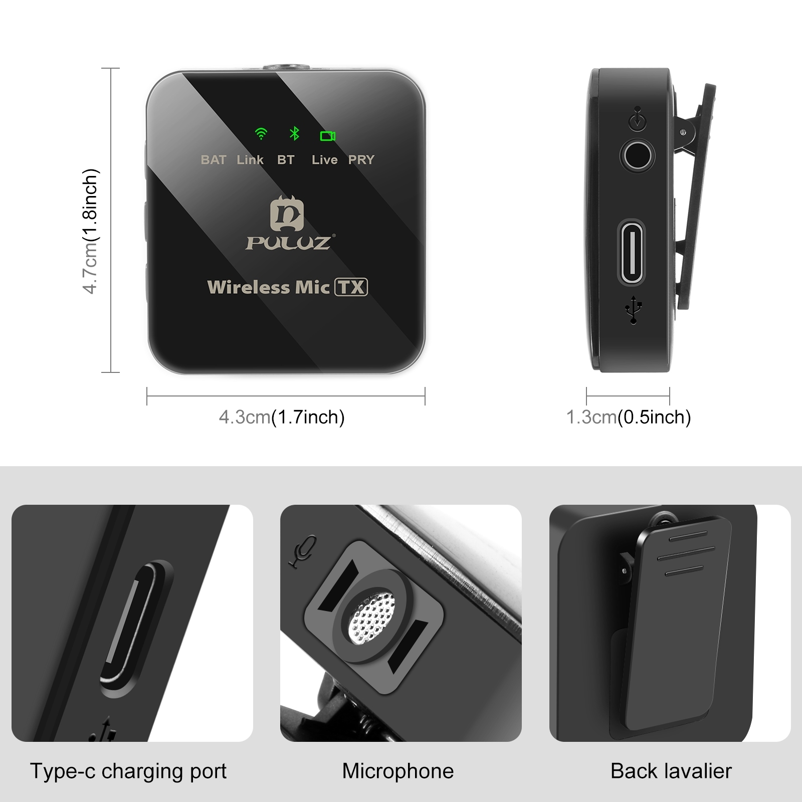ميكروفون لاسلكي بتقنية البلوتو - مراجعة Wireless Mic For Smartphone Video Recording وسعره