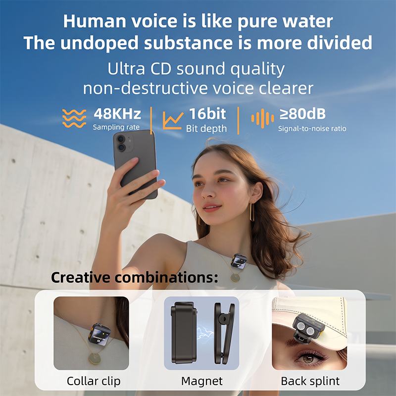 ميكروفون لافالير لاسلكي مع ميك - مراجعة Wireless Podcast Microphone Dual Mic وسعره