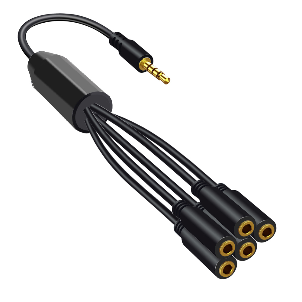 كابل موزع سماعة رأس ستيريو TRS - مراجعة 3.5Mm Trs To Trrs Adapter Audio Cable وسعره