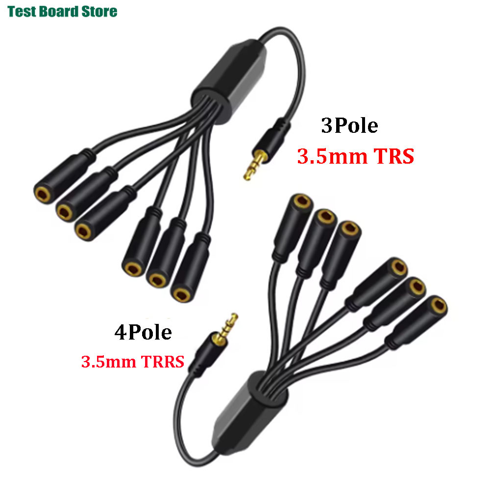 موزع سماعات رأس 3.5 ملم TRS/TR - مراجعة 3.5Mm Trs To Trrs Adapter Audio Cable وسعره