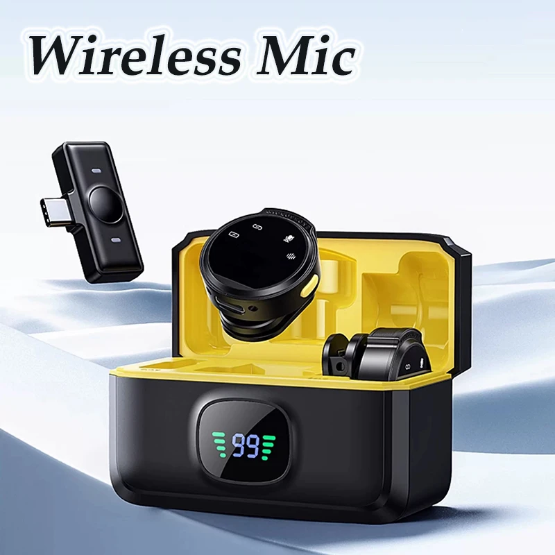 لXiaomi J6 ميكروفون لاسلكي Lav - مراجعة Wireless Lavalier Microphone Type C Lightning وسعره