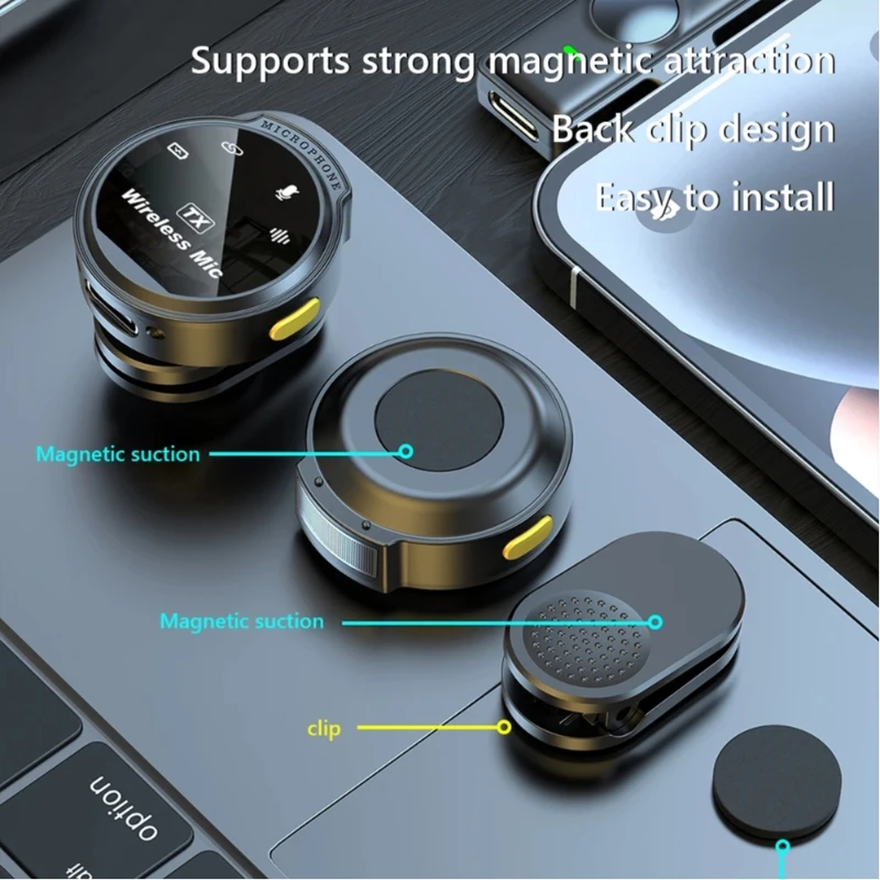 لXiaomi J6 ميكروفون لاسلكي Lav - مراجعة Wireless Lavalier Microphone Type C Lightning وسعره