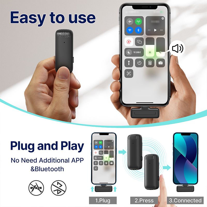 Ulanzi J12 ميكروفون لاسلكي Lav - مراجعة Wireless Mic For Smartphone Video Recording وسعره
