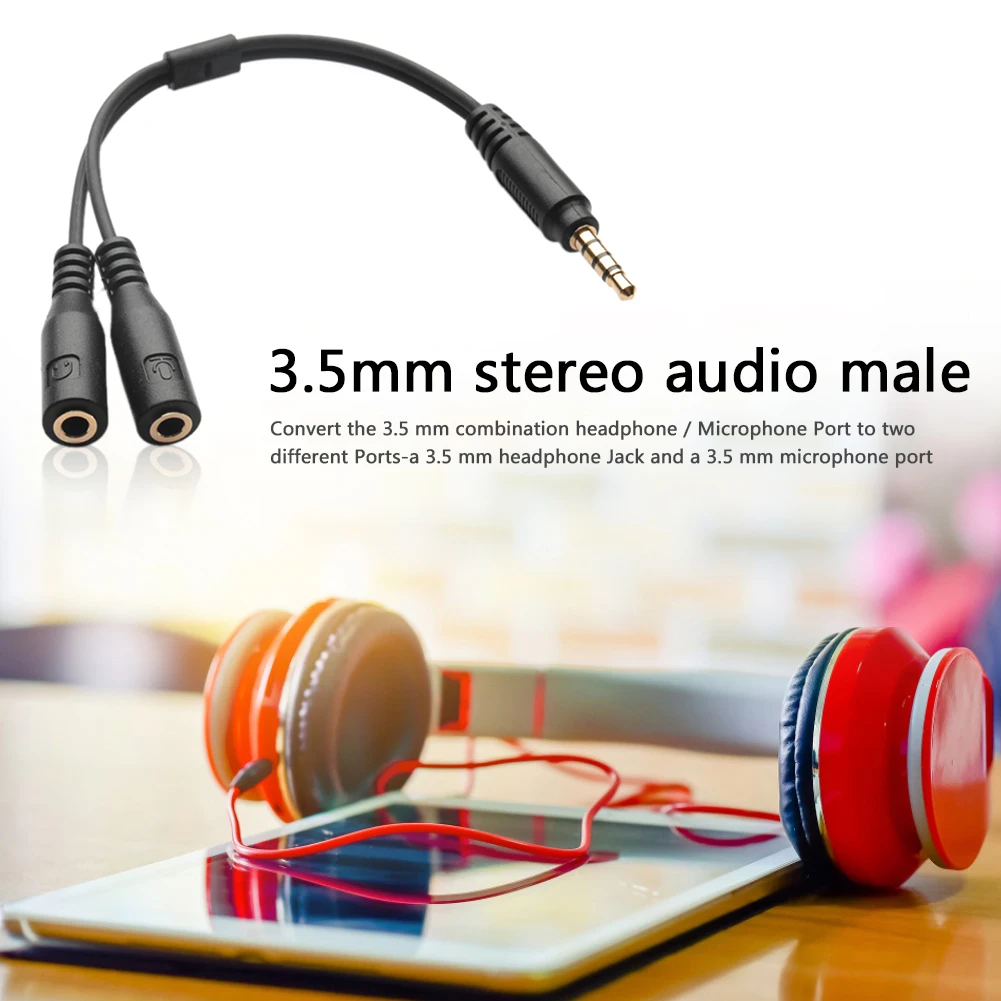 3.5 مللي متر كابل محول استوديو - مراجعة 3.5Mm Trs To Trrs Adapter Audio Cable وسعره