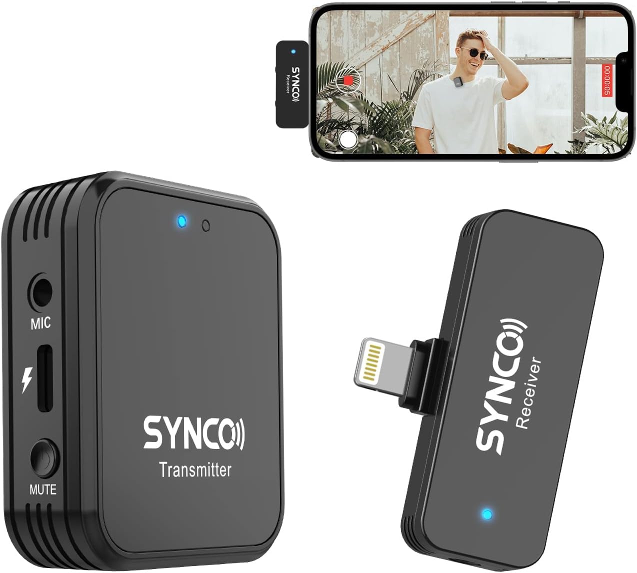 SYNCO G1 T L G1L G1T نظام ميكر - مراجعة Wireless Mic For Smartphone Video Recording وسعره