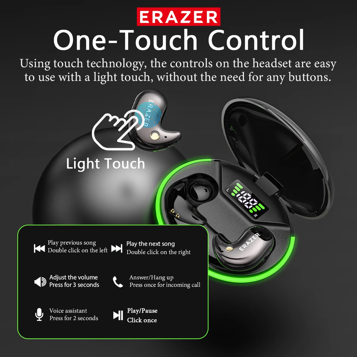 سماعات أذن بلوتوث EARZER XF58  - مراجعة Charging Case For Wireless Microphones وسعره