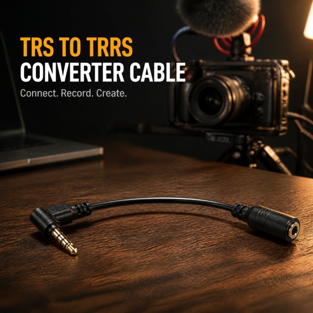 محول سماعة رأس بمقبس 3.5 ملم،  - مراجعة 3.5Mm Trs To Trrs Adapter Audio Cable وسعره