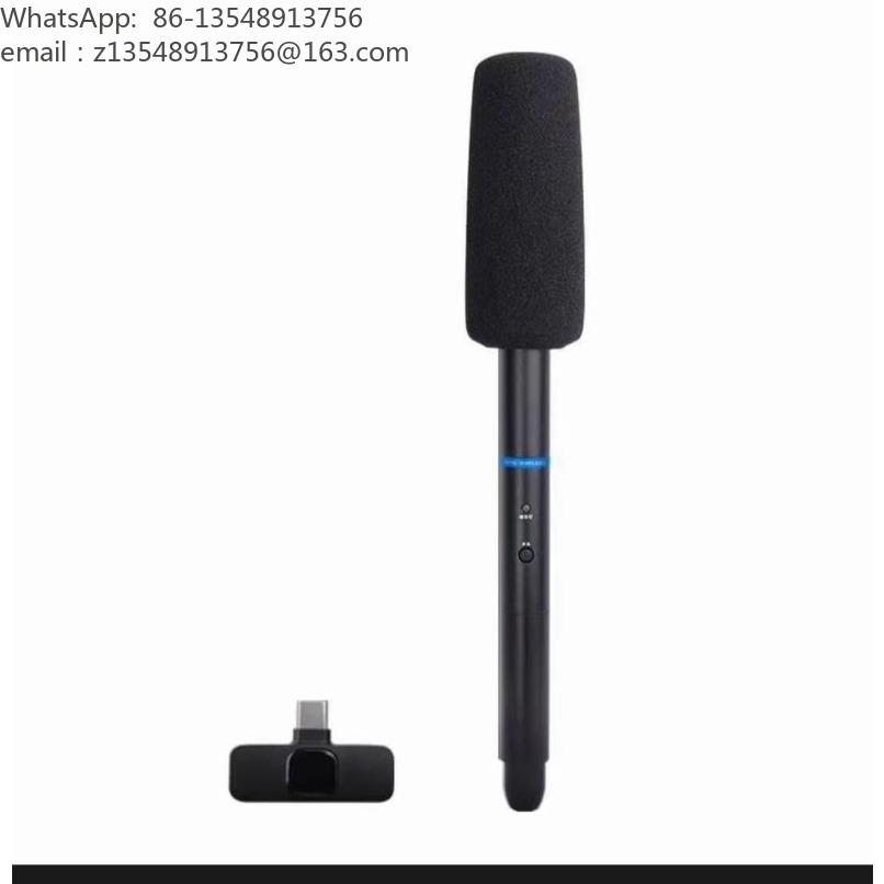 ميكروفون لاسلكي محمول للمقابلا - مراجعة Wireless Mic For Smartphone Video Recording وسعره