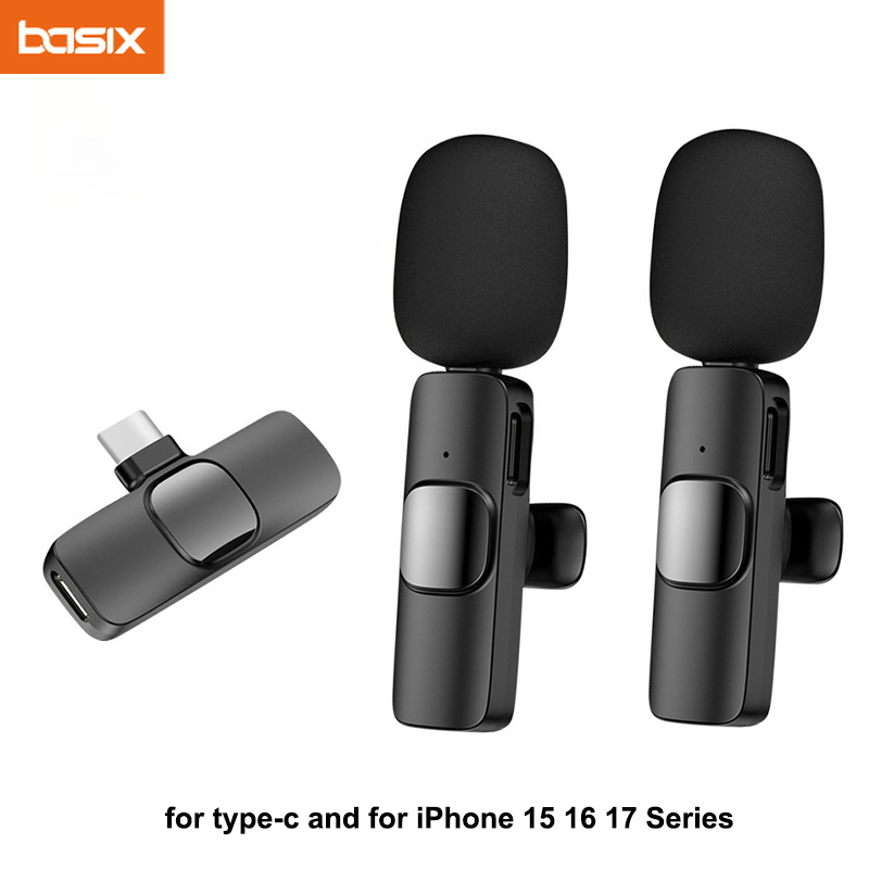ميكروفون لافالير لاسلكي للهوات - مراجعة Wireless Mic For Smartphone Video Recording وسعره