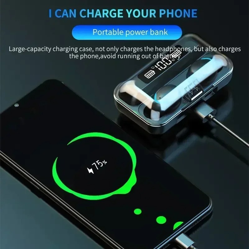 سماعات رأس بلوتوث، صوت ستيريو  - مراجعة Charging Case For Wireless Microphones وسعره