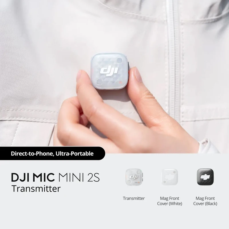 ميكروفون DJI Mic Mini 2S الأصل - مراجعة Magnetic Lavalier Microphone Clip On وسعره