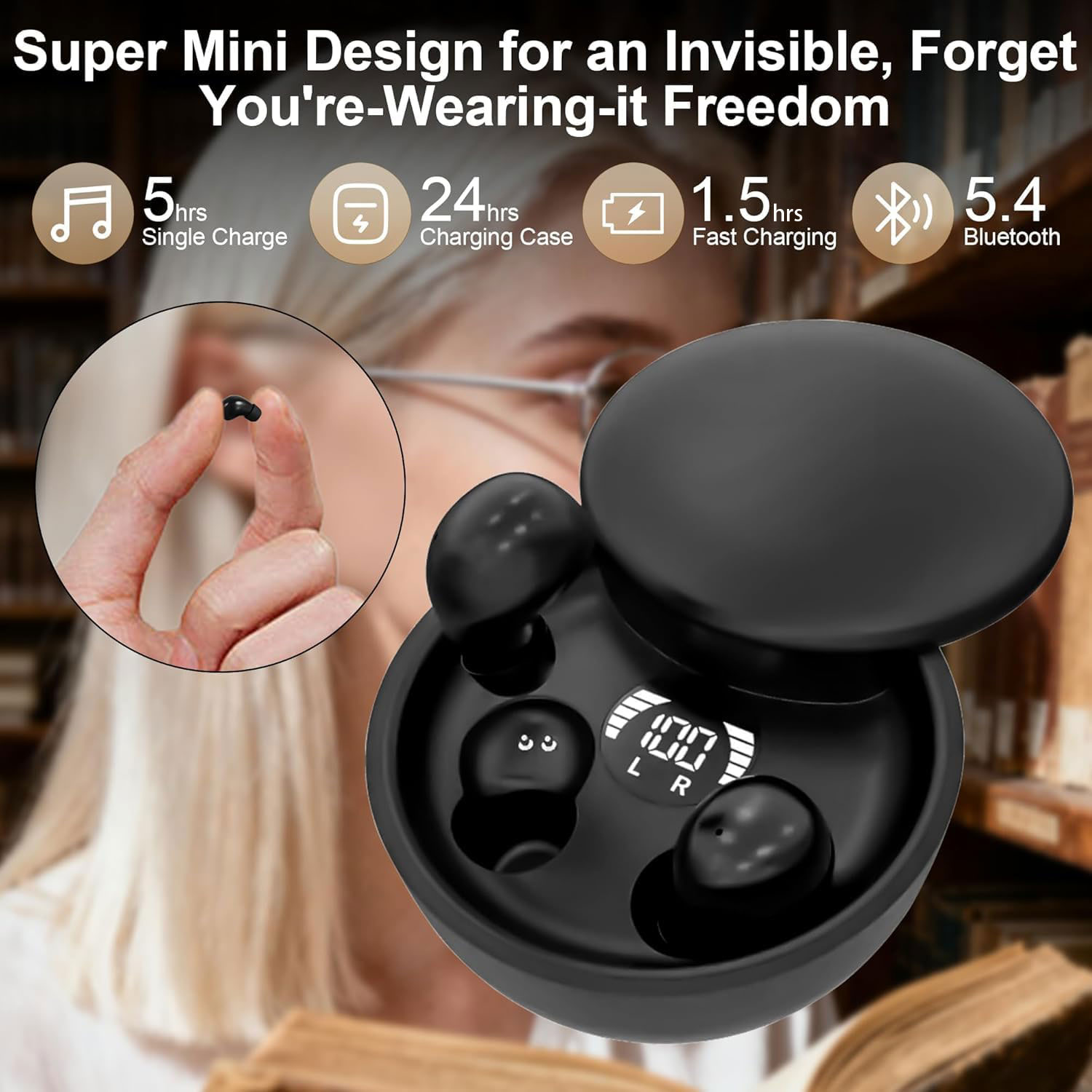 سماعات أذن لاسلكية صغيرة غير م - مراجعة Wireless Lavalier Microphone Type C Lightning وسعره