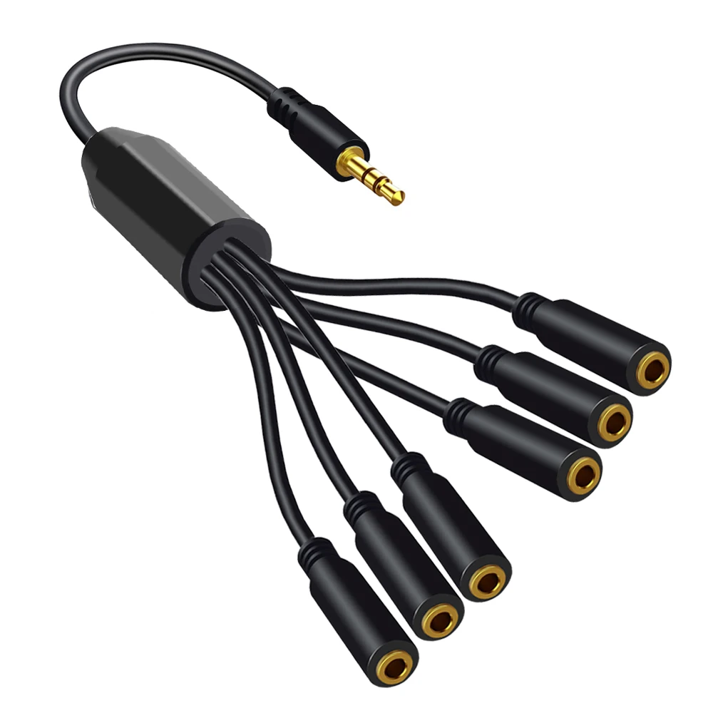مقسم سماعات رأس 3.5 ملم، كابل  - مراجعة 3.5Mm Trs To Trrs Adapter Audio Cable وسعره