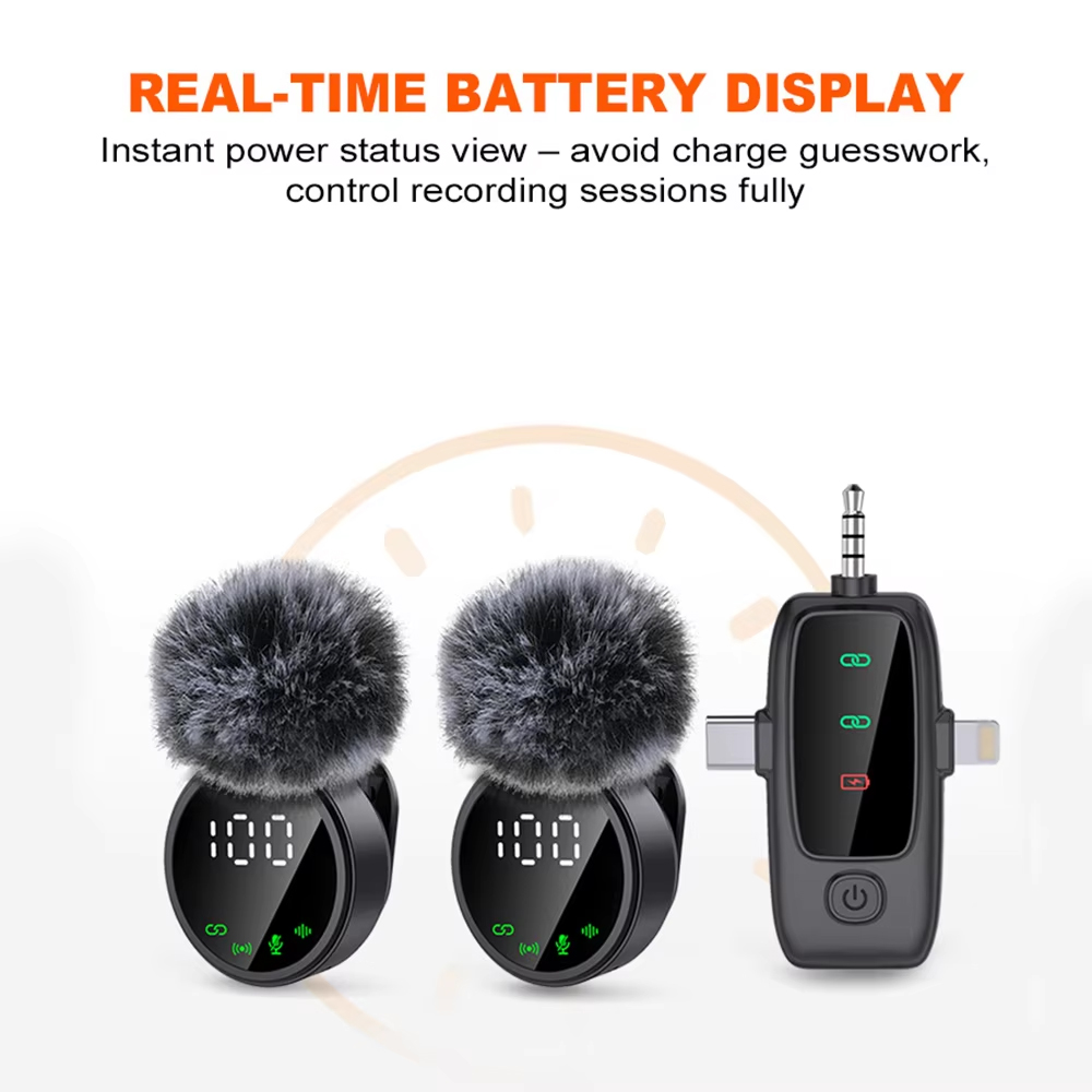 ميكروفون لافالييه لاسلكي صغير  - مراجعة Magnetic Lavalier Microphone Clip On وسعره