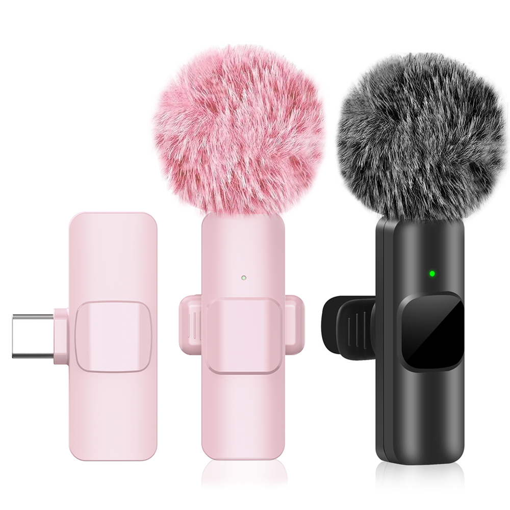 ميكروفون لاسلكي جديد وردي اللو - مراجعة Wireless Mic For Smartphone Video Recording وسعره