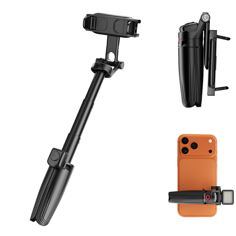 عصا سيلفي صغيرة Ulanzi JJ21 مع - مراجعة Vlog Selfie Stick Tripod Bluetooth Mic وسعره