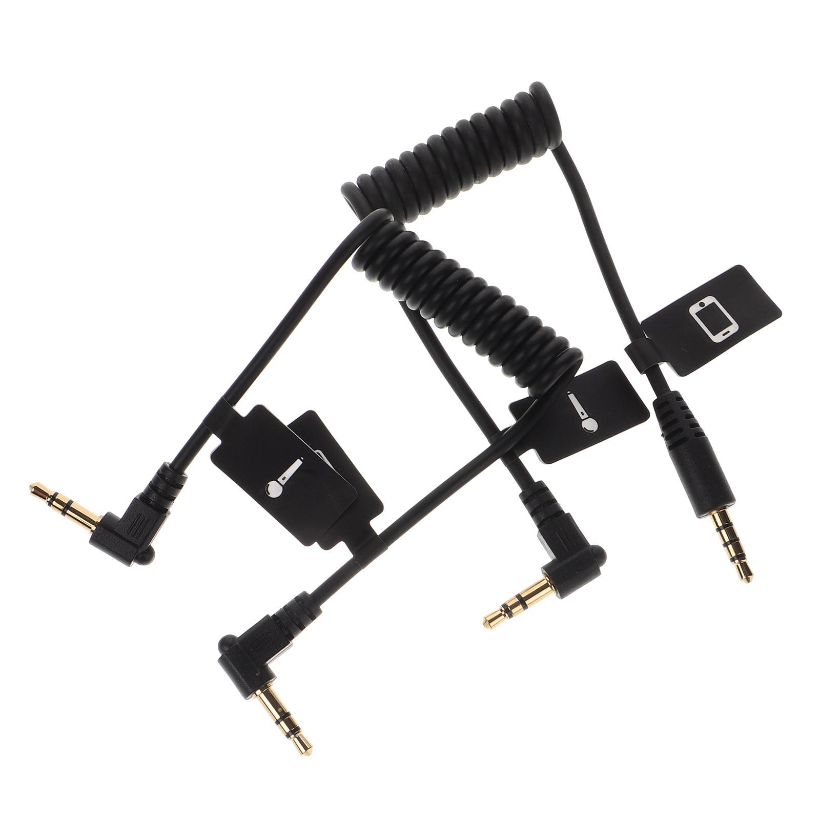 قطعتان من كابل محول TRS إلى TR - مراجعة 3.5Mm Trs To Trrs Adapter Audio Cable وسعره