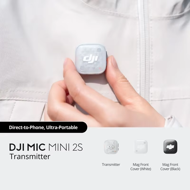ميكروفون DJI Mini 2S اللاسلكي  - مراجعة Magnetic Lavalier Microphone Clip On وسعره