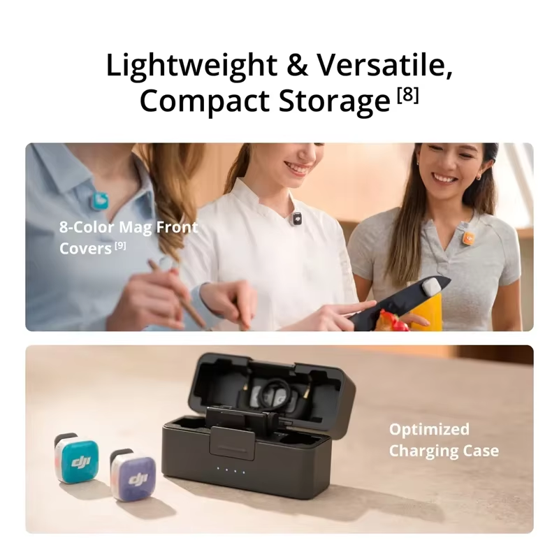 ميكروفون DJI Mini 2S اللاسلكي  - مراجعة Magnetic Lavalier Microphone Clip On وسعره